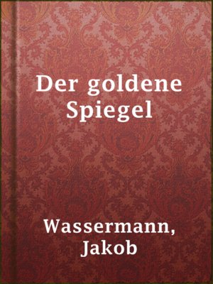 cover image of Der goldene Spiegel